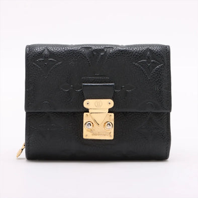Louis Vuitton Noir Monogram Empreinte Leather Metis Compact Wallet [Clearance Sale]