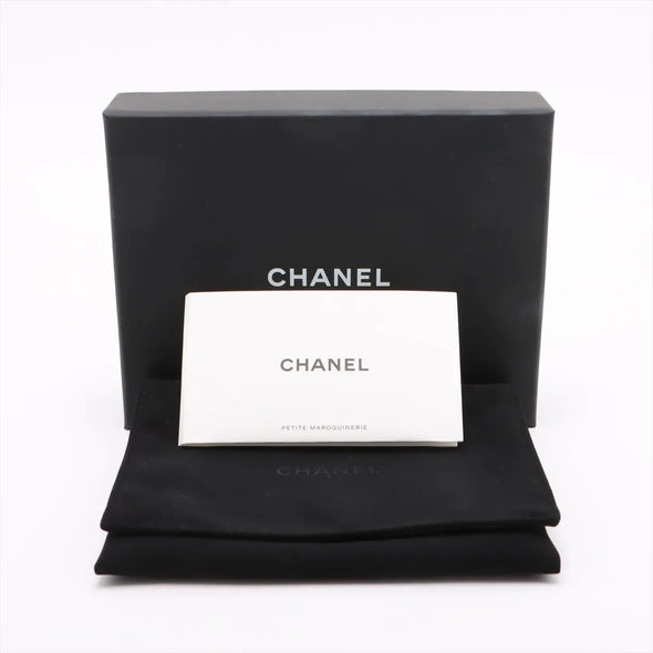 Chanel Black Caviar Calfskin Compact Wallet  [Clearance Sale]