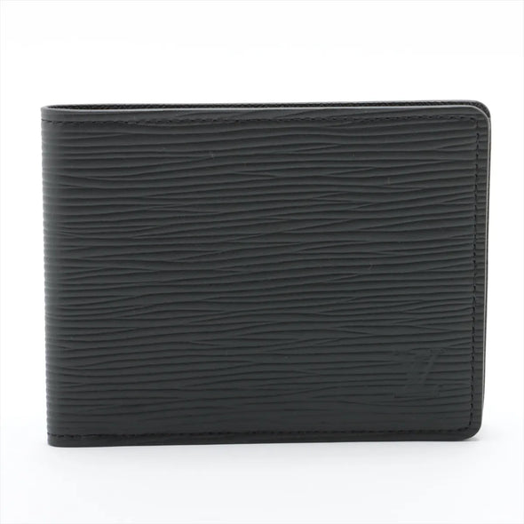 Louis Vuitton Noir Epi Leather Slender Wallet [Clearance Sale]