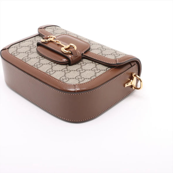 Gucci GG Supreme Gucci Horsebit 1955 Small Shoulder Bag [Clearance Sale]