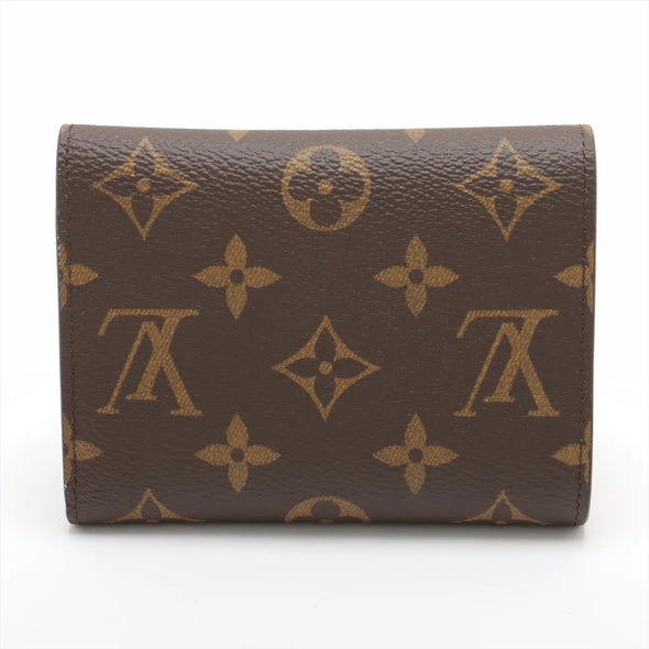Pink Monogram Canvas Victorine Wallet