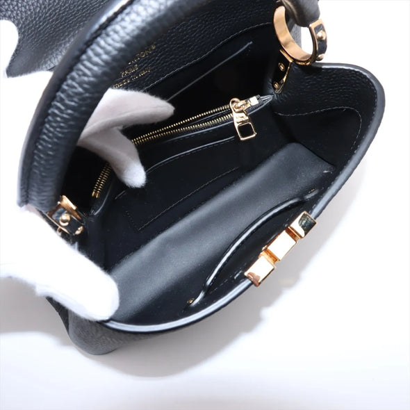 Louis Vuitton Black Taurillon Leather Capucines BB [Clearance Sale]