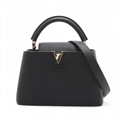 Louis Vuitton Black Taurillon Leather Capucines BB [Clearance Sale]