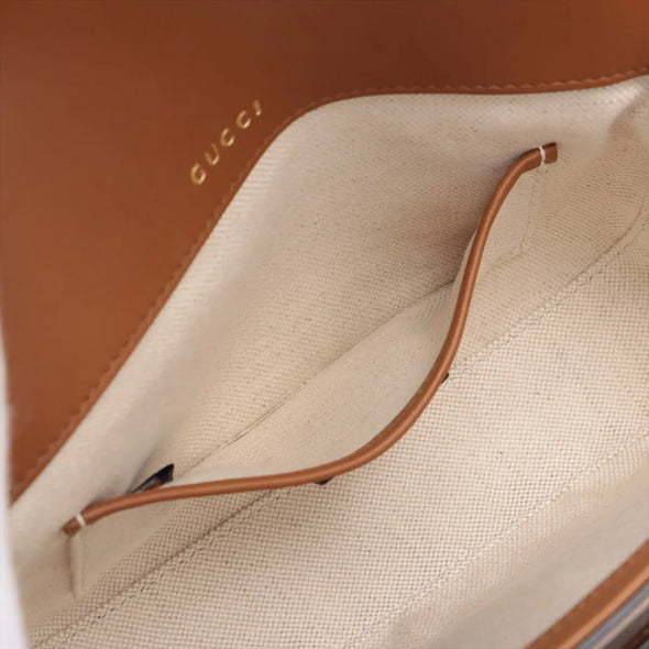Gucci GG Monogram Coated Canvas Gucci Horsebit 1955 Soft Small Shoulder Bag [Clearance Sale]