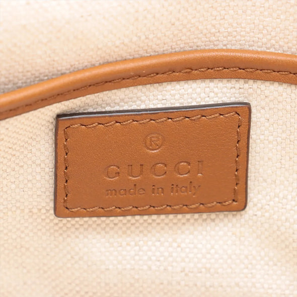 Gucci GG Monogram Coated Canvas Gucci Horsebit 1955 Soft Small Shoulder Bag [Clearance Sale]