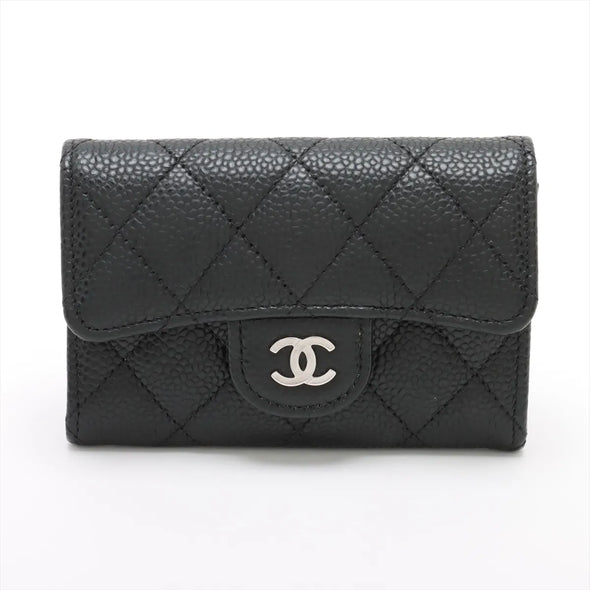 Chanel Black Caviar Calfskin Coin Purse [Clearance Sale]