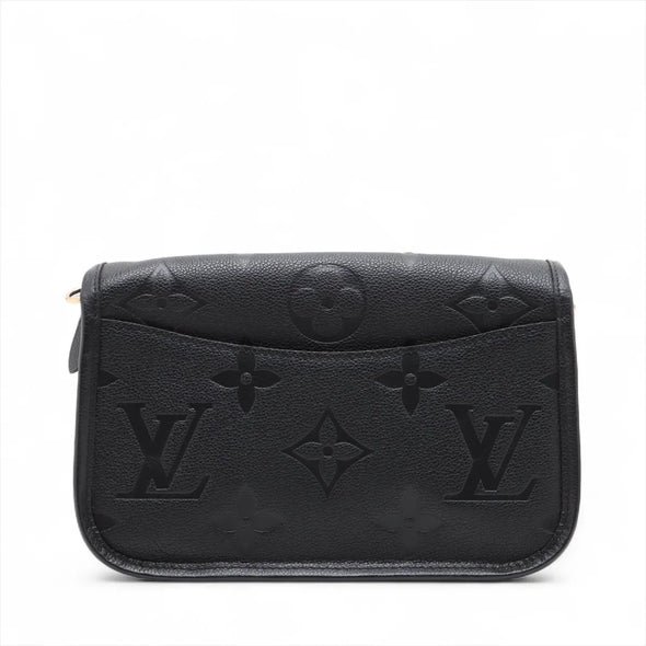 Louis Vuitton Black Monogram Empreinte Leather Diane Shoulder Bag [Clearance Sale]