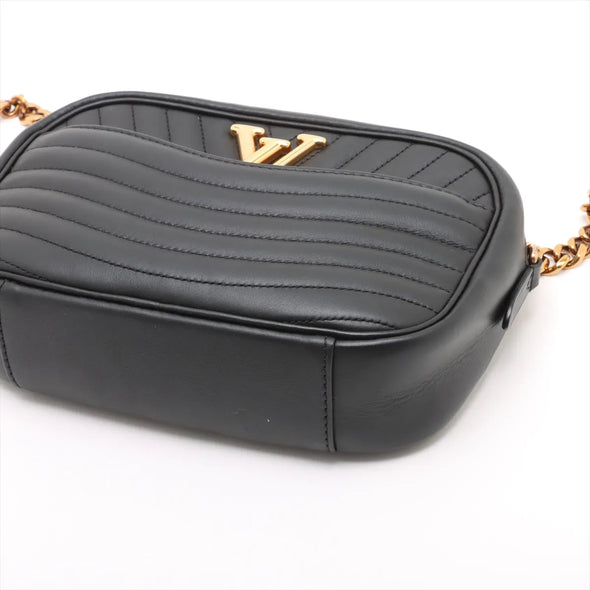 Louis Vuitton Black Leather New Wave Camera Bag [Clearance Sale]