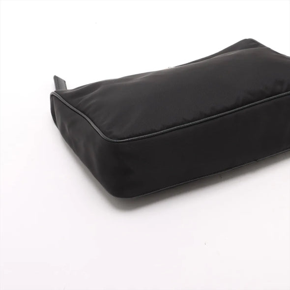 Prada Black Re-Nylon and Saffiano Leather Shoulder Bag [Clearance Sale]