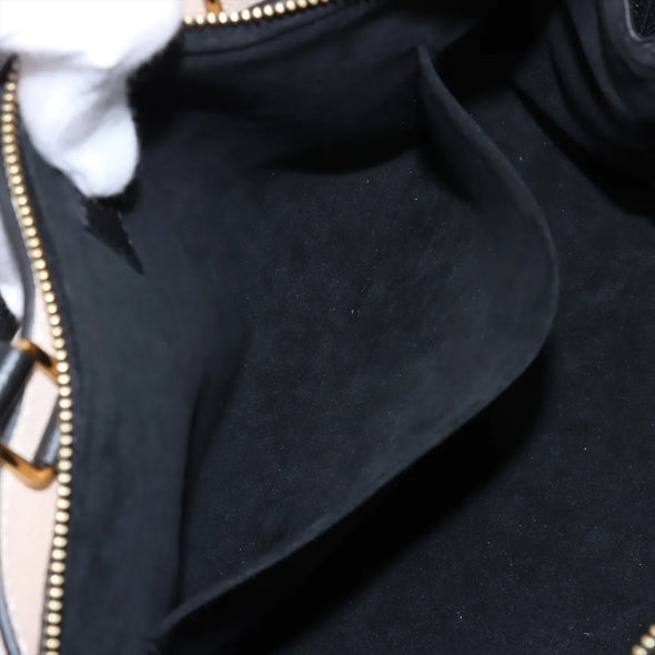 Louis Vuitton Black Beige Bicolor Monogram Empreinte Leather Petit Palais [Clearance Sale]
