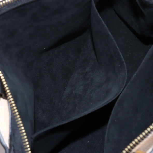 Louis Vuitton Black Beige Bicolor Monogram Empreinte Leather Petit Palais [Clearance Sale]