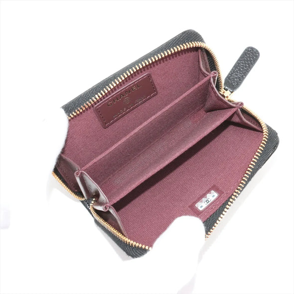 Chanel Black Caviar Calfskin Coin Purse [Clearance Sale]
