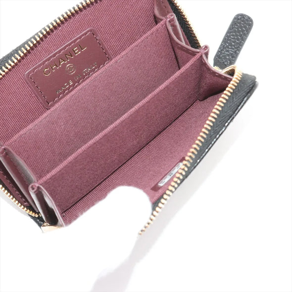 Chanel Black Caviar Calfskin Coin Purse [Clearance Sale]