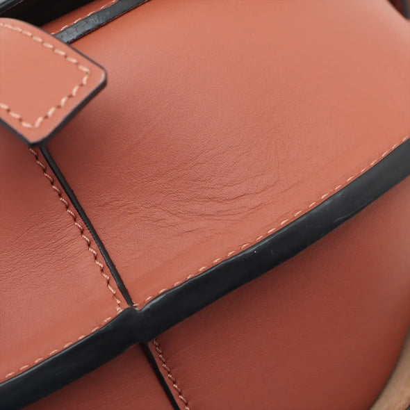 Loewe Brown Calfskin Leather Gate Bag [Clearance Sale]