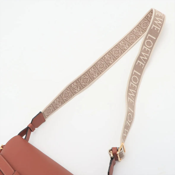 Loewe Brown Calfskin Leather Gate Bag [Clearance Sale]