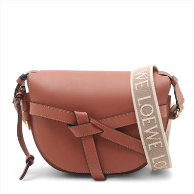 Loewe Brown Calfskin Leather Gate Bag [Clearance Sale]