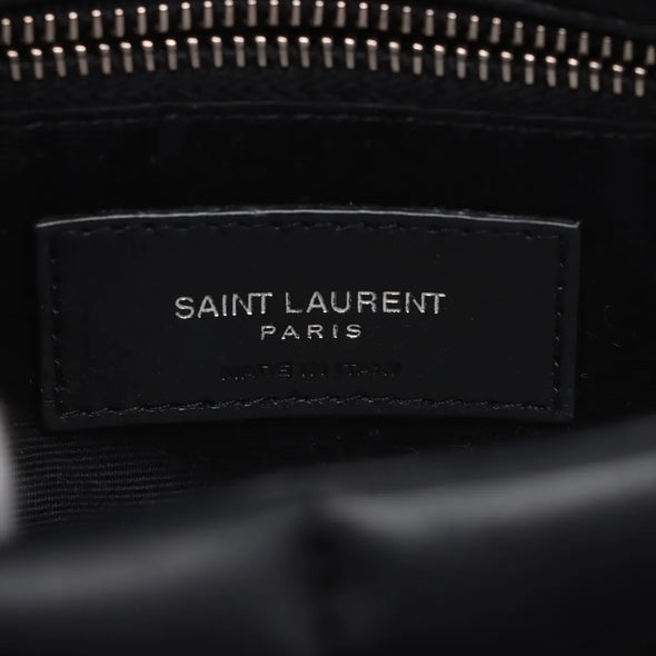 Saint Laurent Black Lambskin Leather Toy Puffer [Clearance Sale]