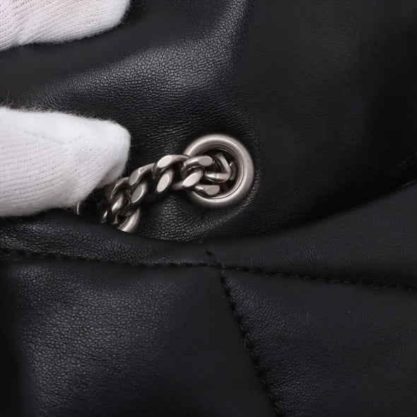 Saint Laurent Black Lambskin Leather Toy Puffer [Clearance Sale]