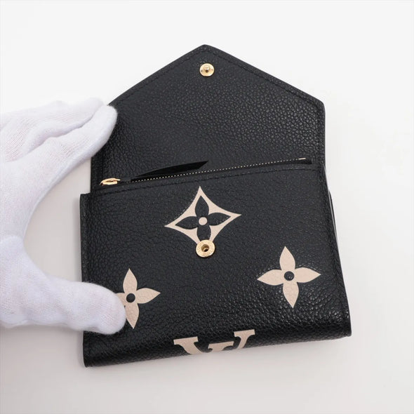 Louis Vuitton BiColour Monogram Empreinte Leather Victorine Wallet [Clearance Sale]