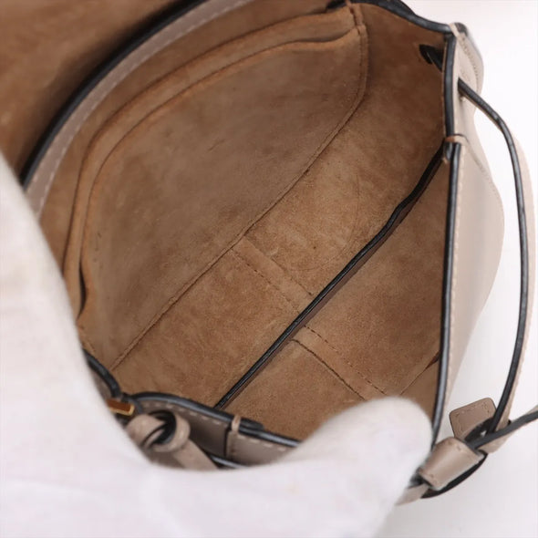 Loewe Beige Calfskin Leather Mini Gate Bag [Clearance Sale]