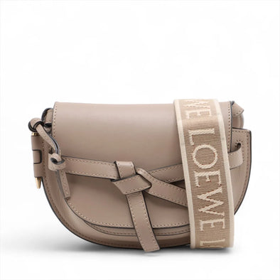 Loewe Beige Calfskin Leather Mini Gate Bag [Clearance Sale]