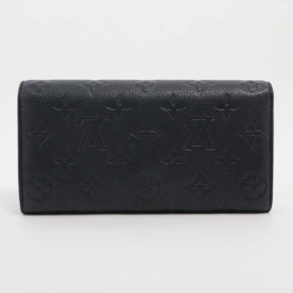 Louis Vuitton Black BiColour Monogram Empreinte Leather Victorine Wallet [Clearance Sale]