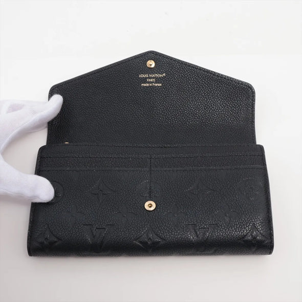 Louis Vuitton Black BiColour Monogram Empreinte Leather Victorine Wallet [Clearance Sale]