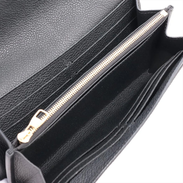 Louis Vuitton Black BiColour Monogram Empreinte Leather Victorine Wallet [Clearance Sale]