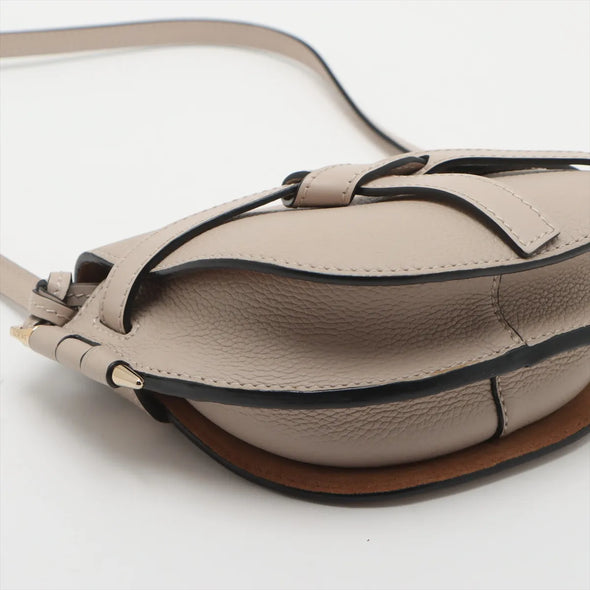 Loewe Beige Calfskin Leather Mini Gate Bag [Clearance Sale]