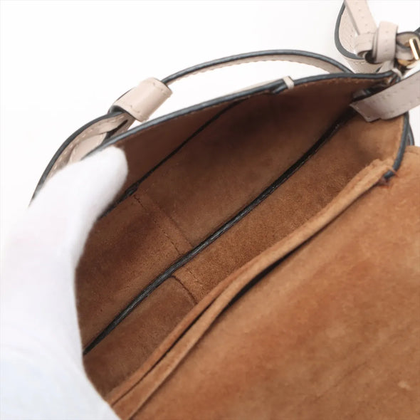 Loewe Beige Calfskin Leather Mini Gate Bag [Clearance Sale]
