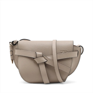 Loewe Beige Calfskin Leather Mini Gate Bag [Clearance Sale]