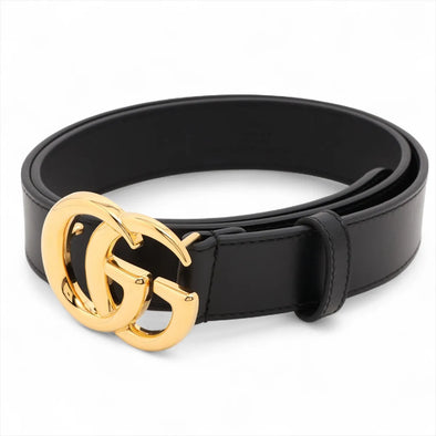 Gucci Black GG Marmont Belt [Clearance Sale]