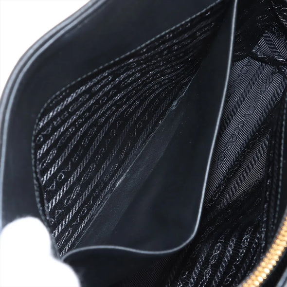 Prada Black Nappa Gaufre Leather Shopping Bag [Clearance Sale]