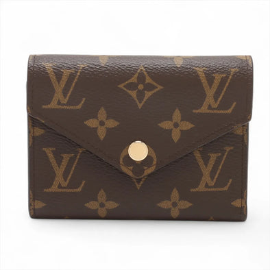 Fuchsia Monogram Canvas Victorine Wallet