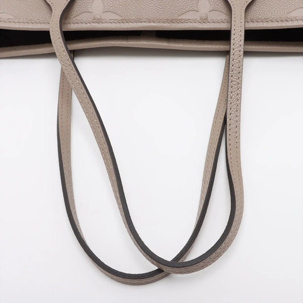 Louis Vuitton Beige Monogram Empreinte Leather Neverfull MM [Clearance Sale]