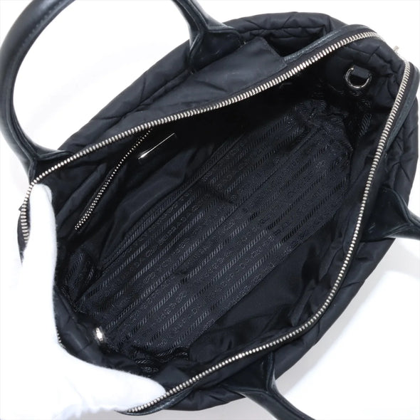 Prada Nero Re-Nylon Medium Padded Tote [Clearance Sale]