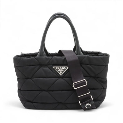 Prada Nero Re-Nylon Medium Padded Tote [Clearance Sale]