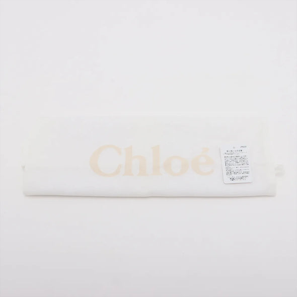 Chloe Brown and Beige Canvas Small Woody Tote Bag [Clearance Sale]