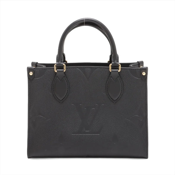 Louis Vuitton Black Monogram Empreinte Leather OnTheGo PM [Clearance Sale]
