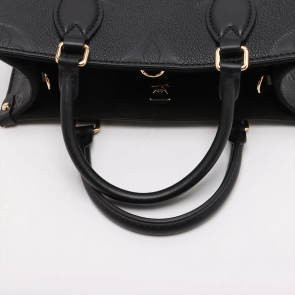 Louis Vuitton Black Monogram Empreinte Leather OnTheGo PM [Clearance Sale]