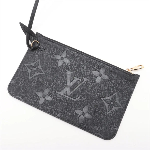 Louis Vuitton Noir Monogram Empreinte Leather Neverfull MM [Clearance Sale]