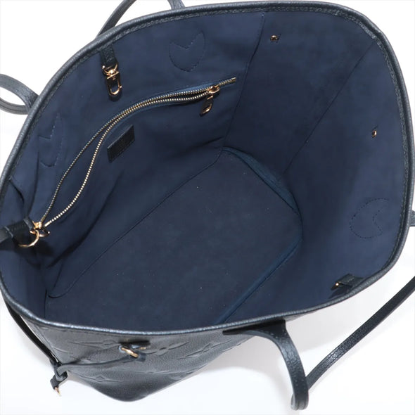Louis Vuitton Noir Monogram Empreinte Leather Neverfull MM [Clearance Sale]