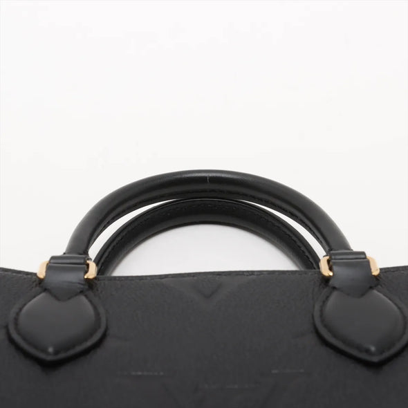 Louis Vuitton Black Monogram Empreinte Leather OnTheGo PM [Clearance Sale]