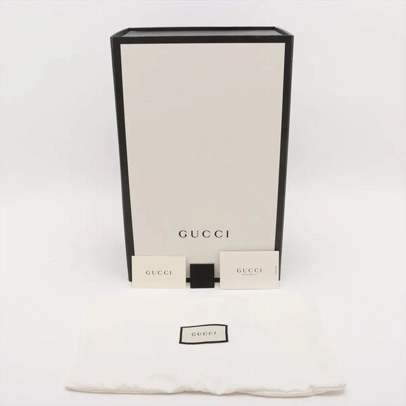 Gucci Black Leather GG Marmont Medium Shoulder Bag [Clearance Sale]