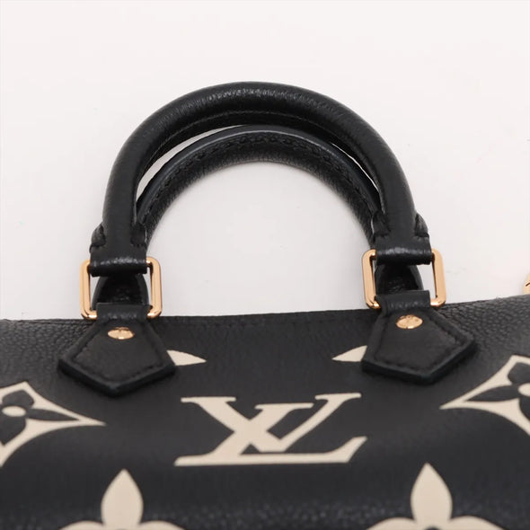 Louis Vuitton BiColour Monogram Empreinte Leather Nano Speedy [Clearance Sale]