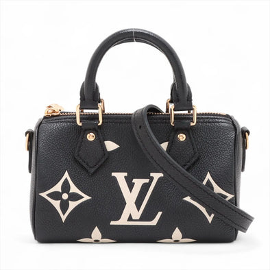Louis Vuitton BiColour Monogram Empreinte Leather Nano Speedy [Clearance Sale]
