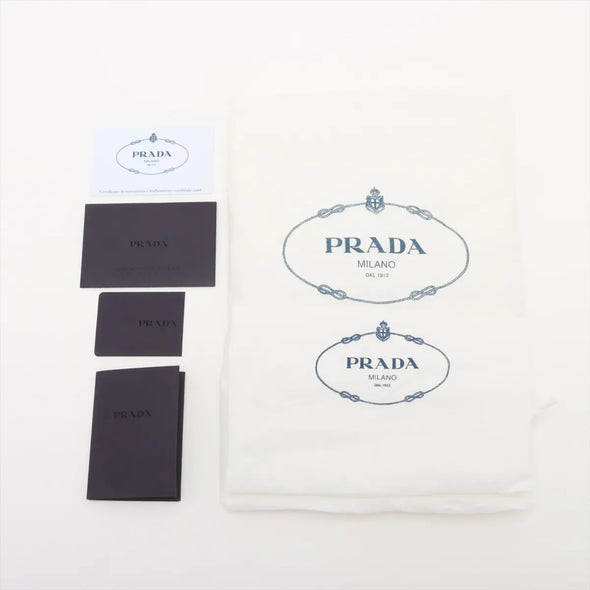 Prada Black Canapa Canvas Tote Bag [Clearance Sale]