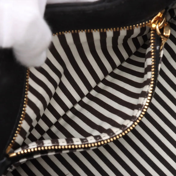 Prada Black Canapa Canvas Tote Bag [Clearance Sale]