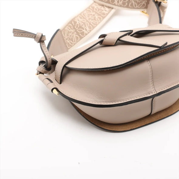 Loewe Beige Leather Mini Gate Bag [Clearance Sale]
