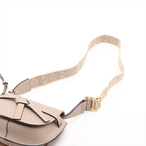 Loewe Beige Leather Mini Gate Bag [Clearance Sale]